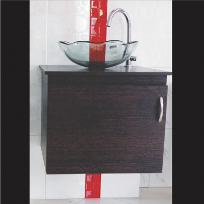 MUEBLE LAVAMANOS RH VESSEL COLOR WENGUE